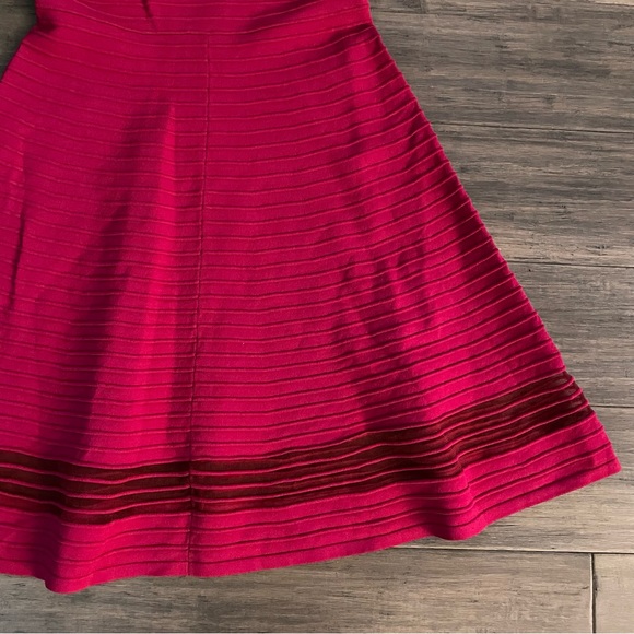 French Connection Magenta Fuchsia Pink Mini Dress Flowy Sleeveless Size 6 - Picture 3 of 10